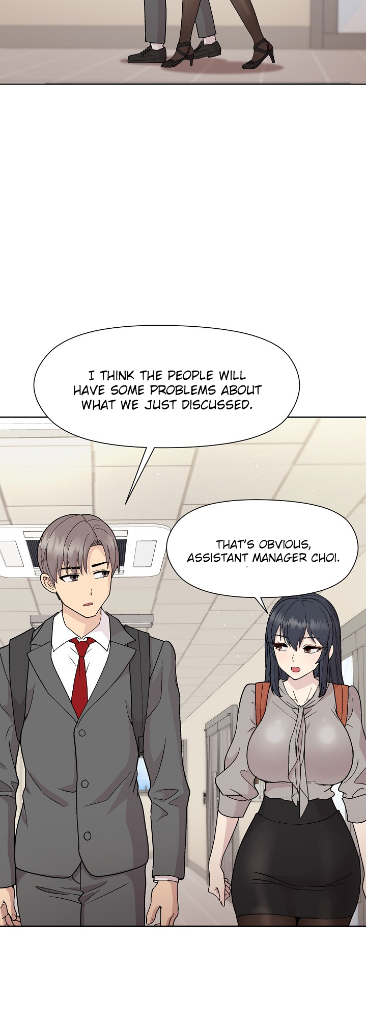 Playing a game with my Busty Manager Chapter 23 - Manhwa18.com