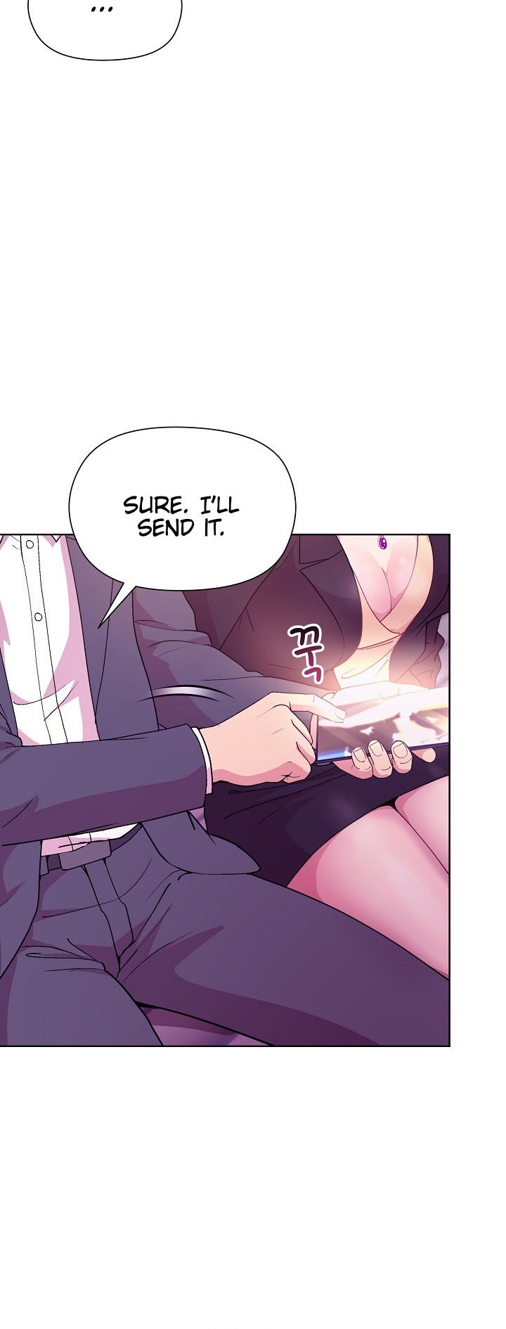 Playing a game with my Busty Manager Chapter 49 - Manhwa18.com