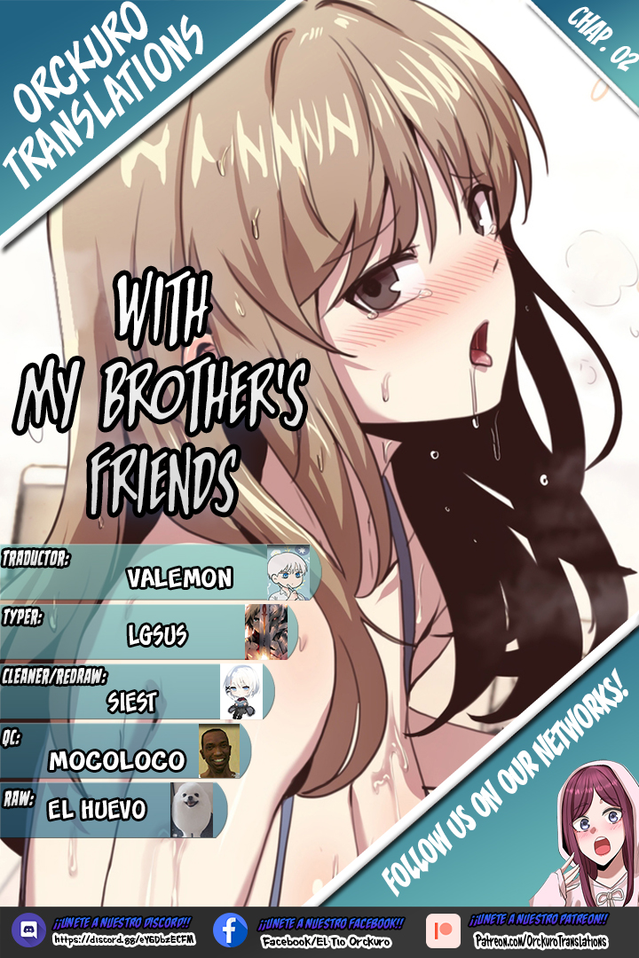 With My Brother’s Friends Chapter 2 - Manhwa18.com