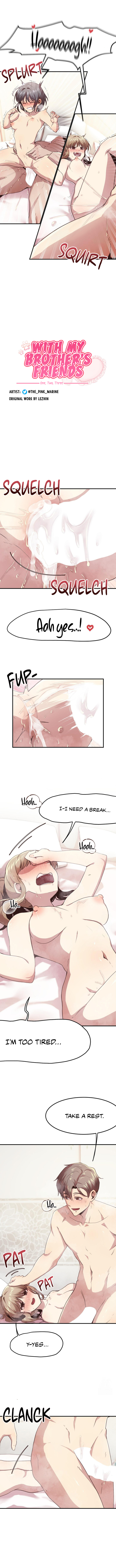 With My Brother’s Friends Chapter 24 - Manhwa18.com