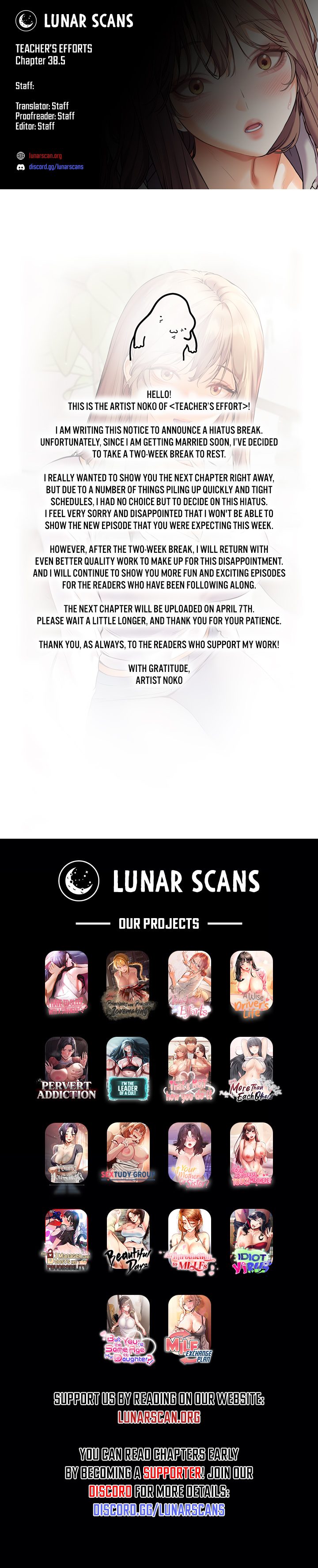 The Teachers’ Efforts Chapter 38.5 - Manhwa18.com