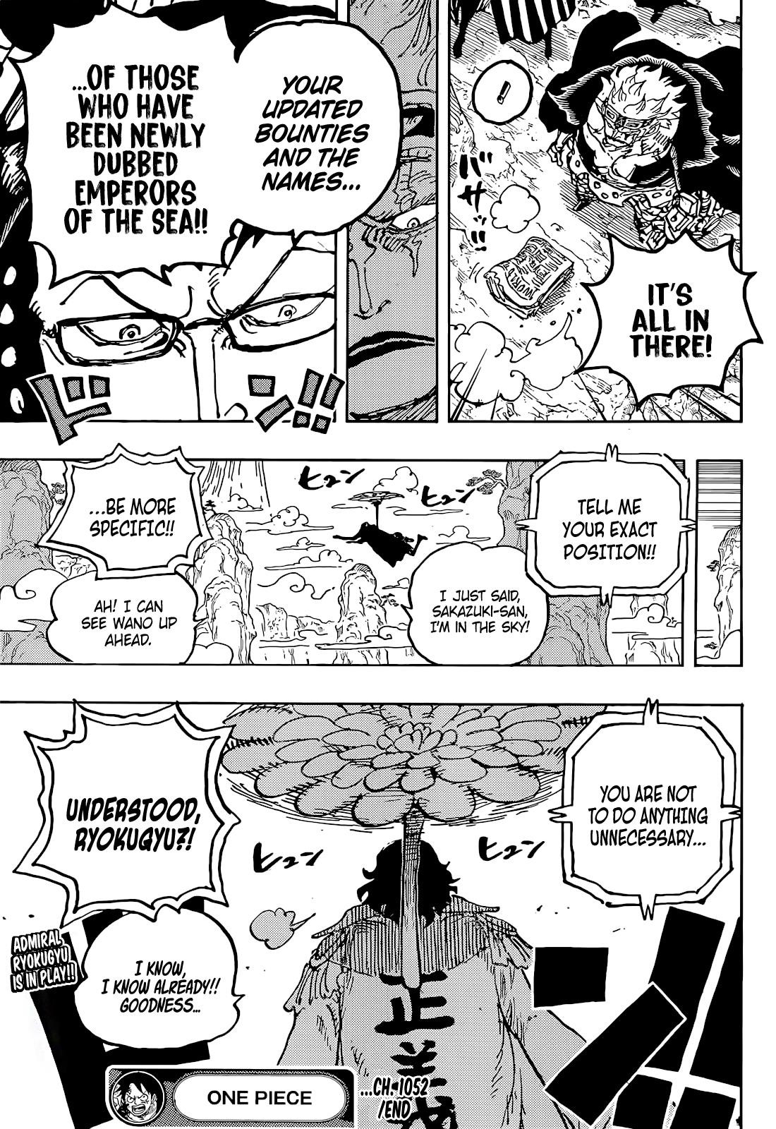 One Piece Chapter 1052 - Manhwa18.com