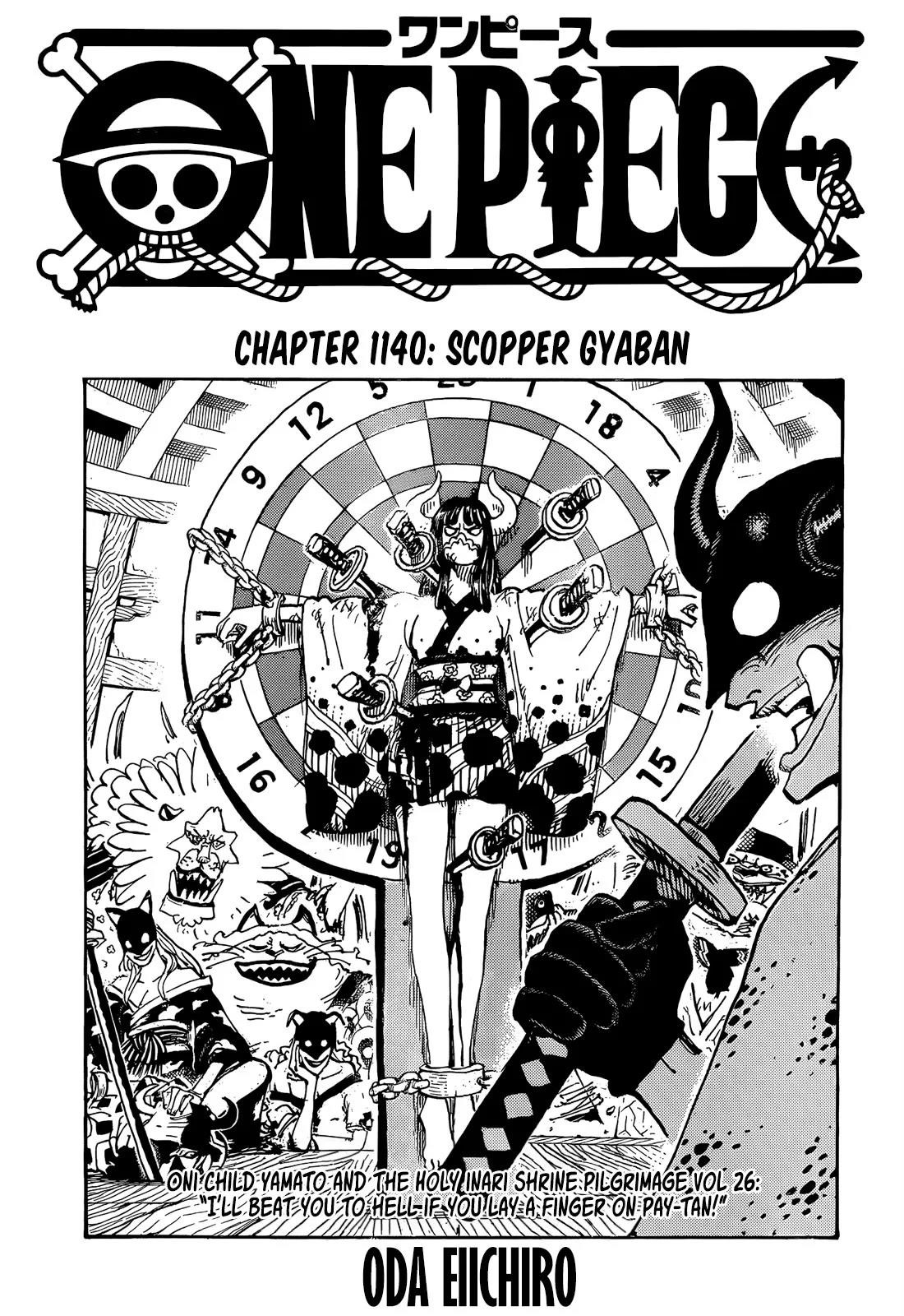 One Piece Chapter 1140 - Manhwa18.com