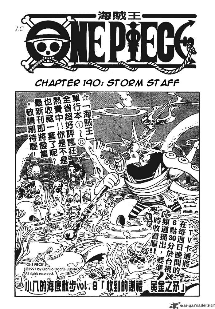 One Piece Chapter 190 - Manhwa18.com