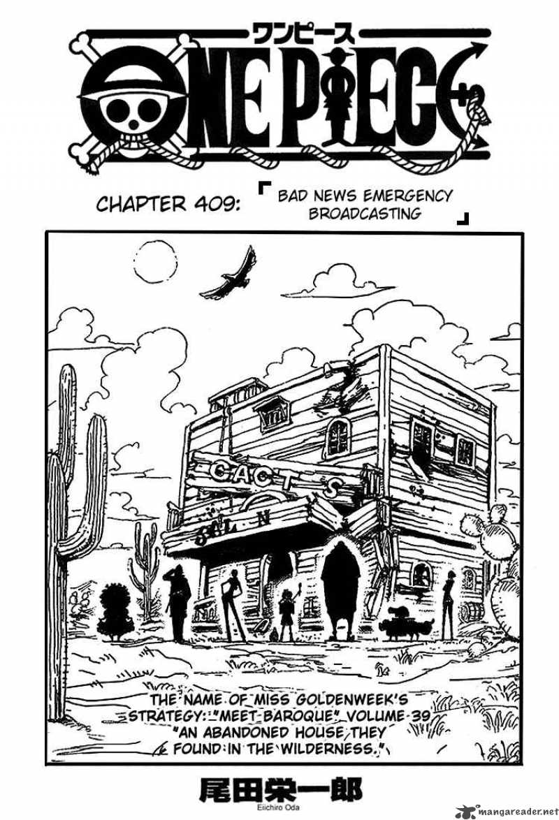 One Piece Chapter 409 - Manhwa18.com