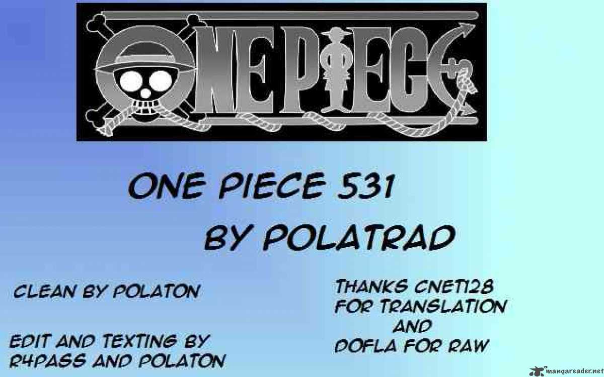 One Piece Chapter 531 - Manhwa18.com