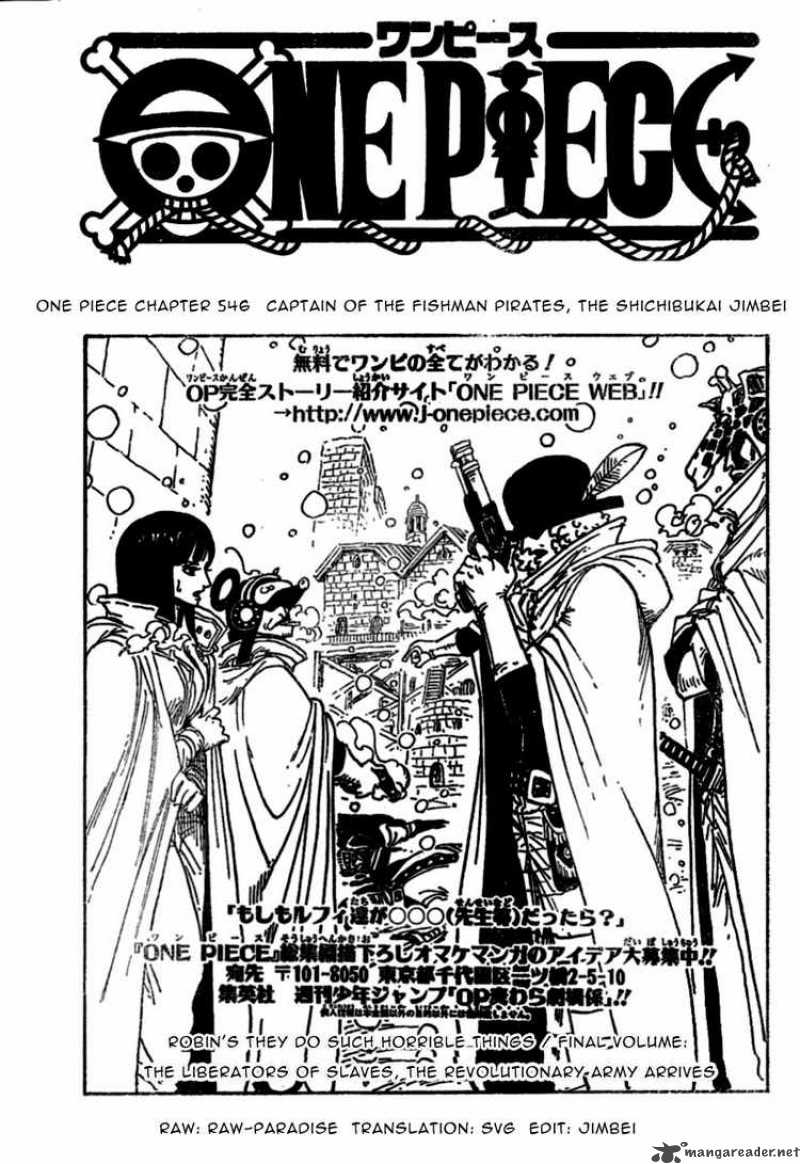 One Piece Chapter 546 - Manhwa18.com