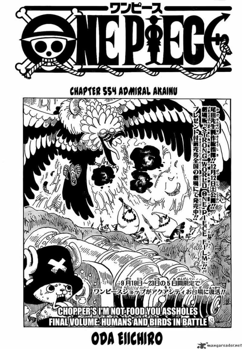 One Piece Chapter 554 - Manhwa18.com