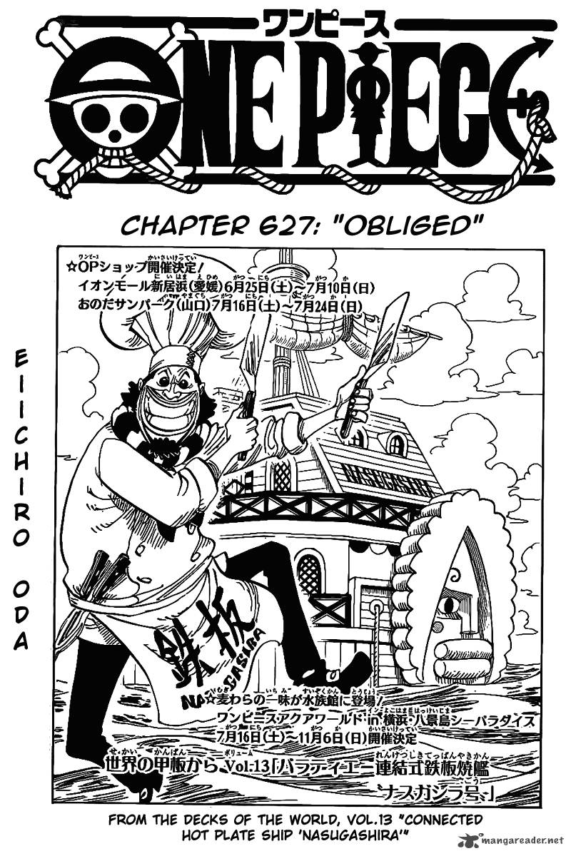 One Piece Chapter 627 - Manhwa18.com