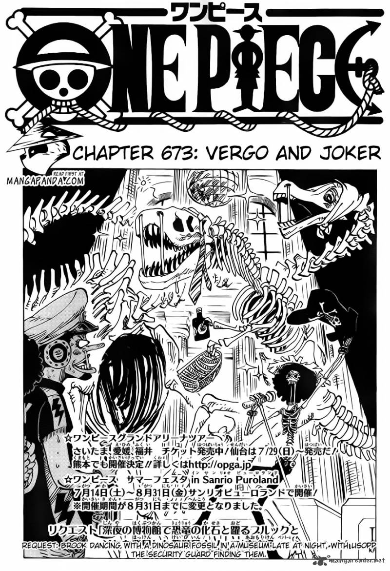One Piece Chapter 673 - Manhwa18.com