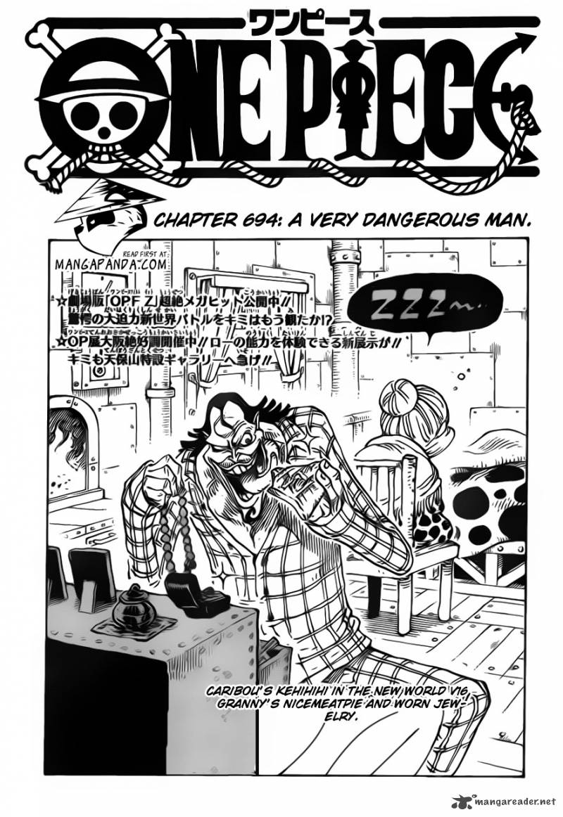 One Piece Chapter 694 - Manhwa18.com