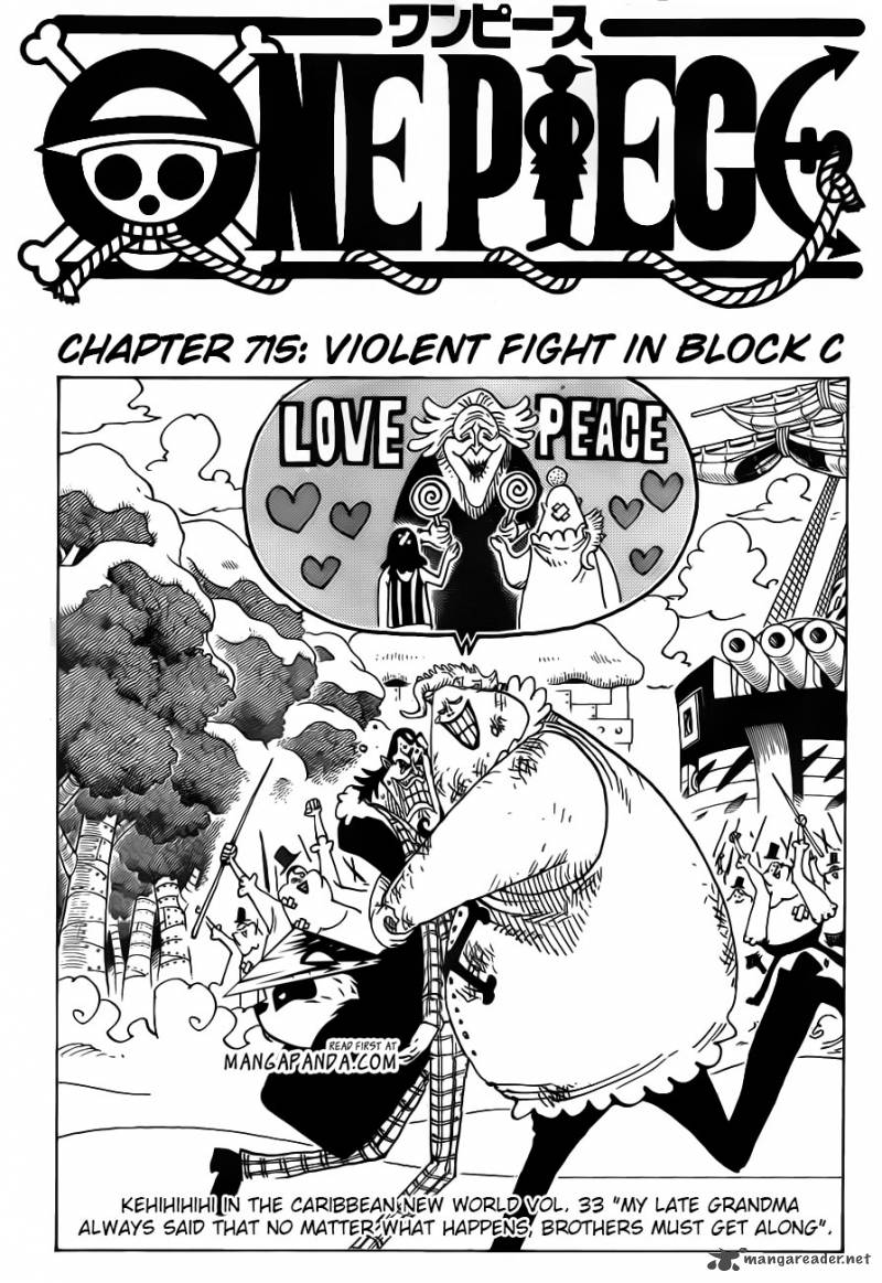 One Piece Chapter 715 - Manhwa18.com