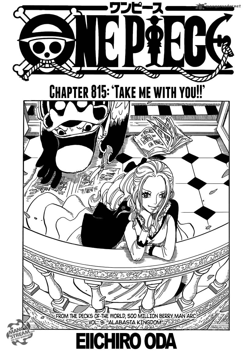 One Piece Chapter 815 - Manhwa18.com