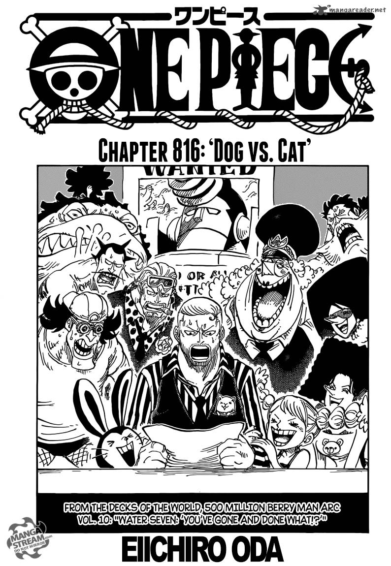 One Piece Chapter 816 - Manhwa18.com