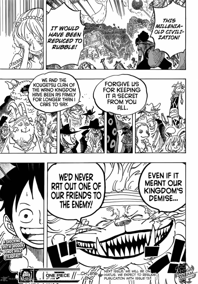 One Piece Chapter 816 - Manhwa18.com