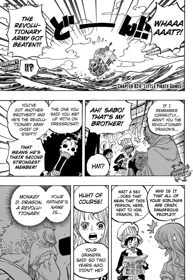 One Piece Chapter 824 - Manhwa18.com