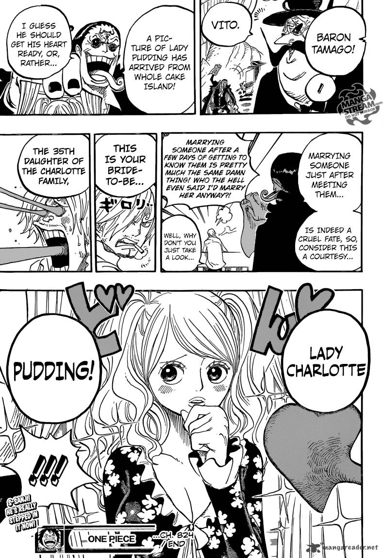 One Piece Chapter 824 - Manhwa18.com