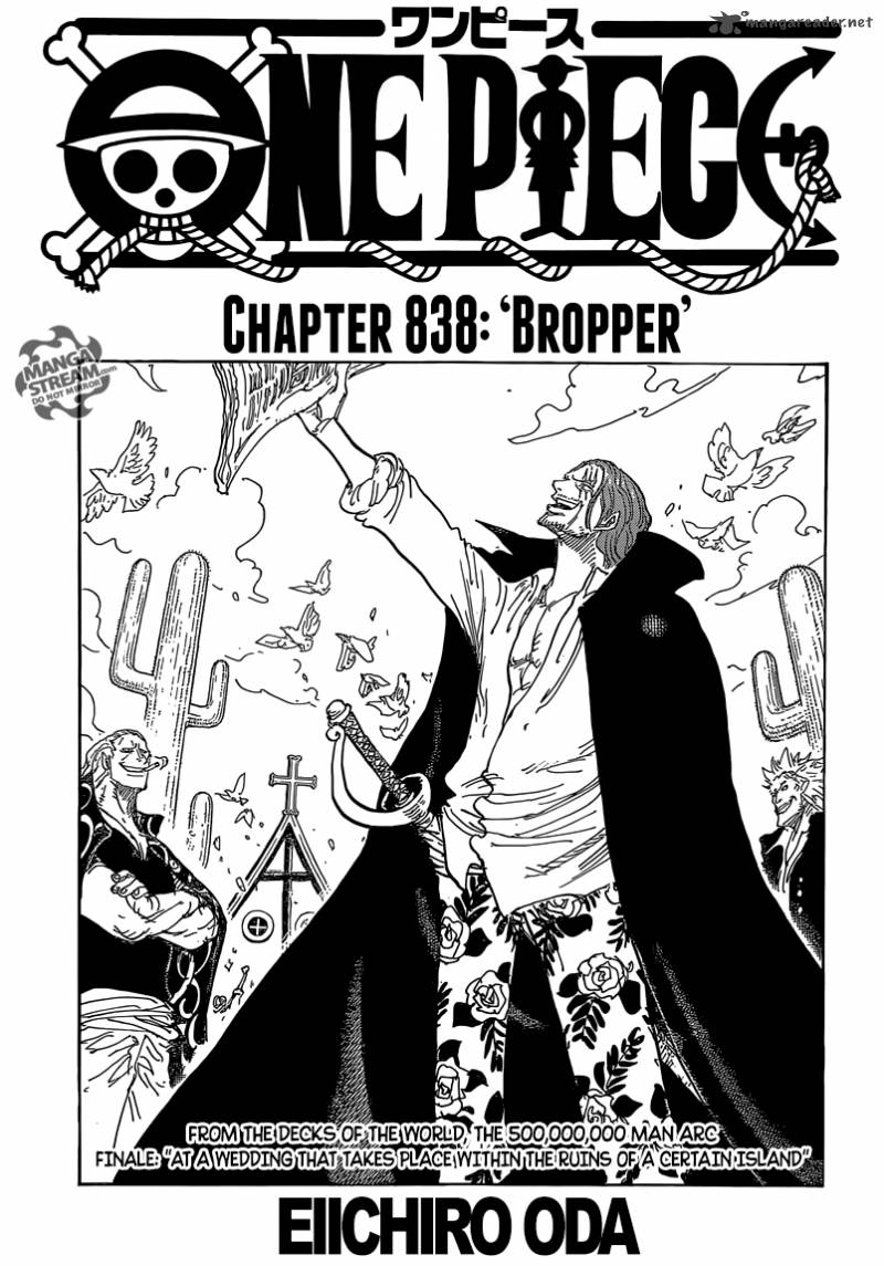 One Piece Chapter 838 - Manhwa18.com