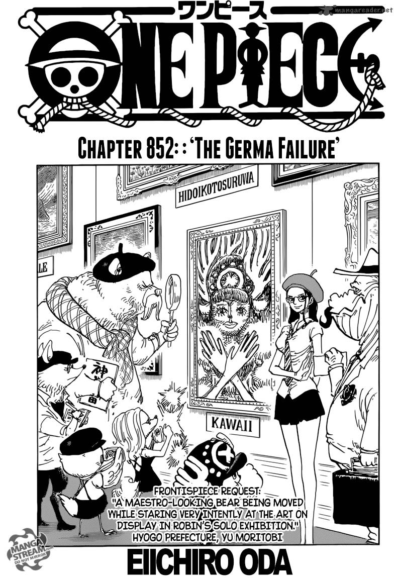 One Piece Chapter 852 - Manhwa18.com