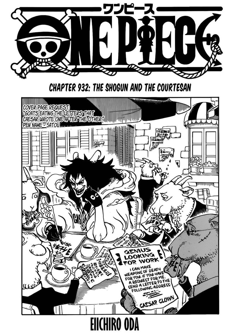 One Piece Chapter 932 - Manhwa18.com