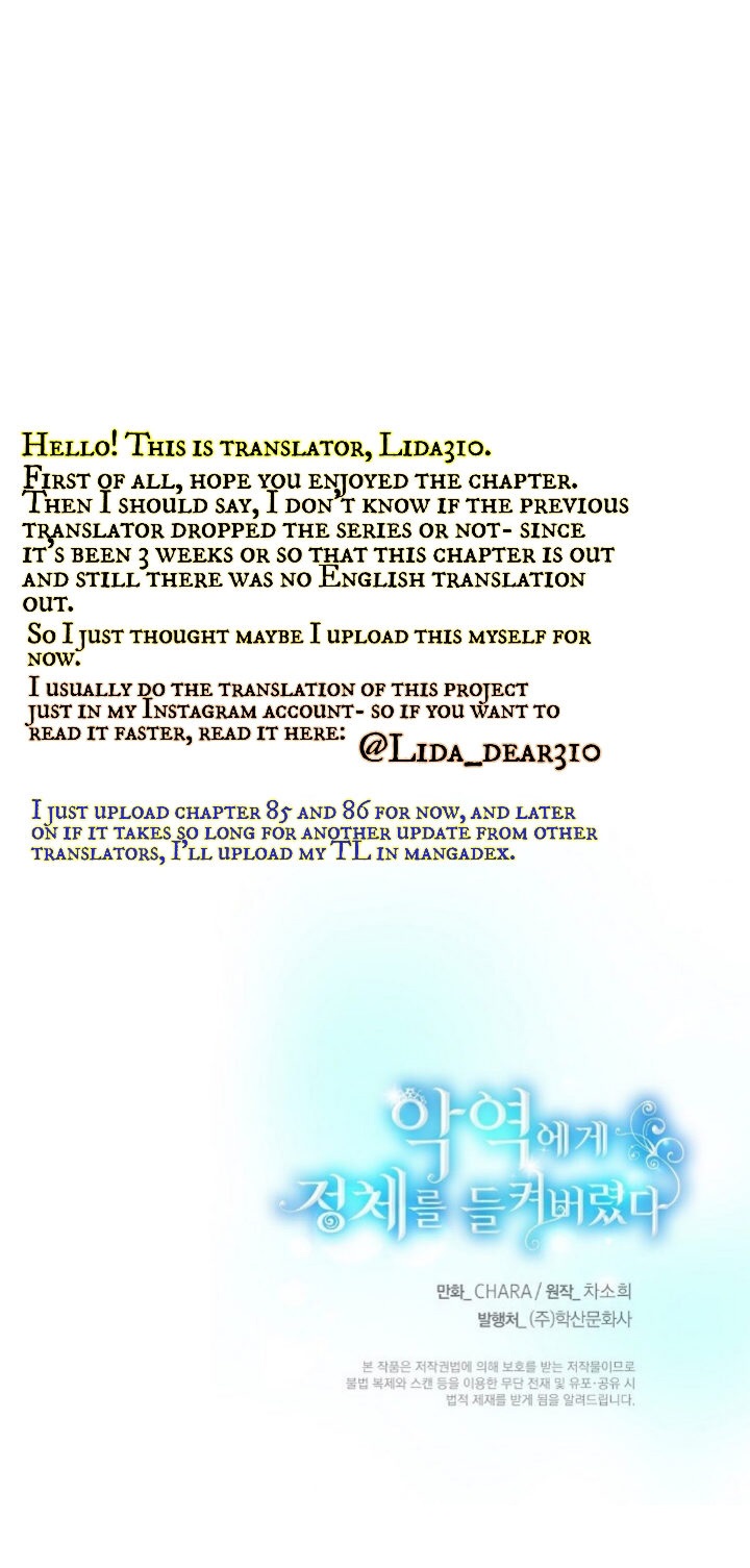 The Villain Discovered My Identity Chapter 85 - Manhwa18.com