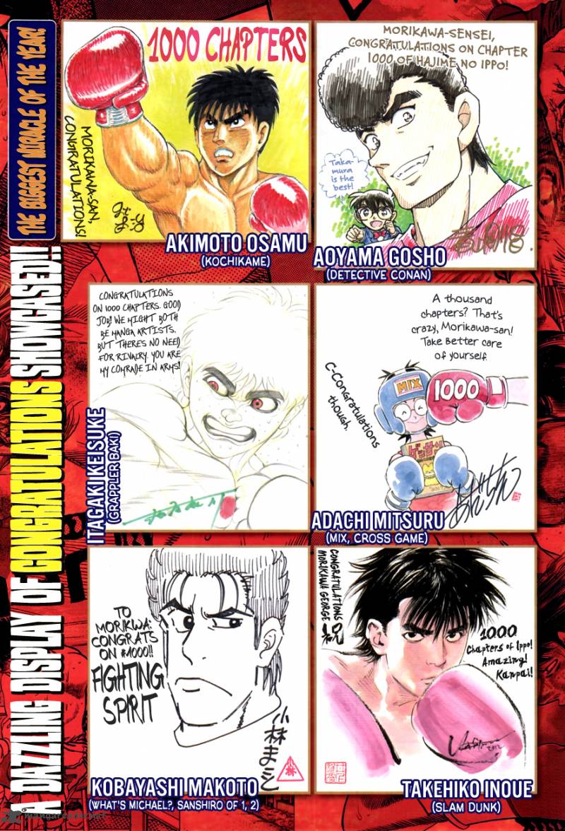 Hajime no Ippo Chapter 1000 - Manhwa18.com