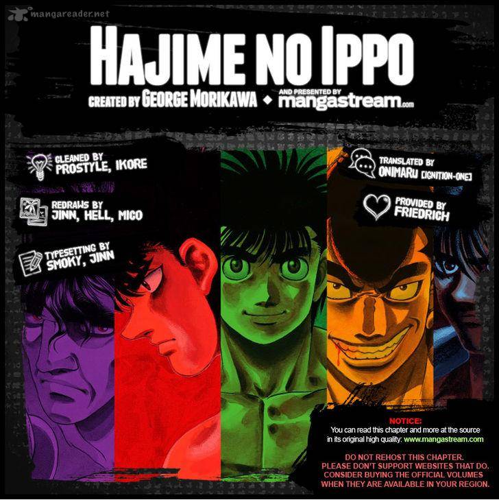 Hajime no Ippo Chapter 1003 - Manhwa18.com