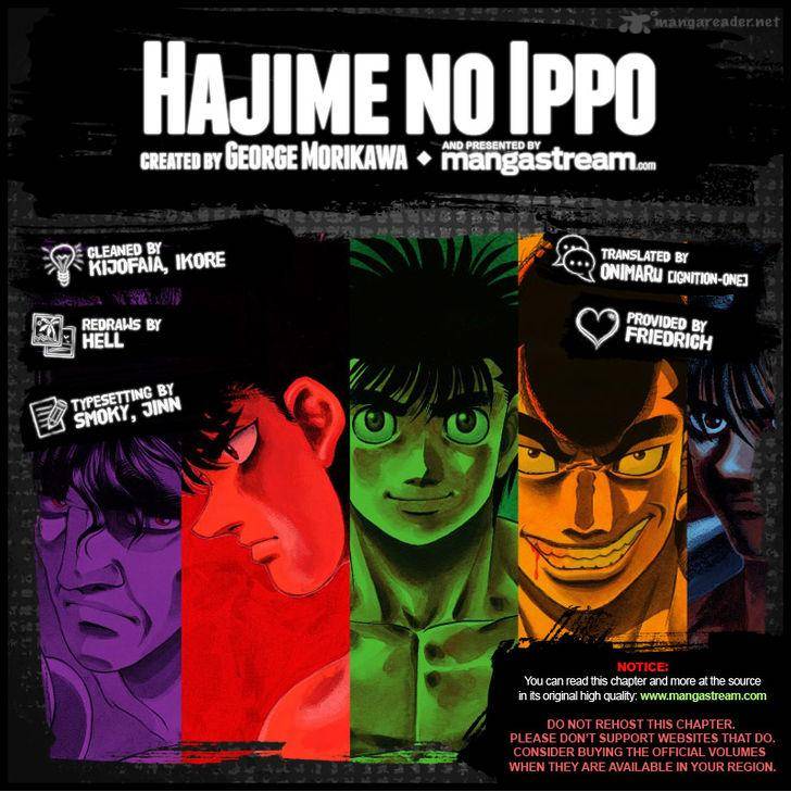 Hajime no Ippo Chapter 1009 - Manhwa18.com