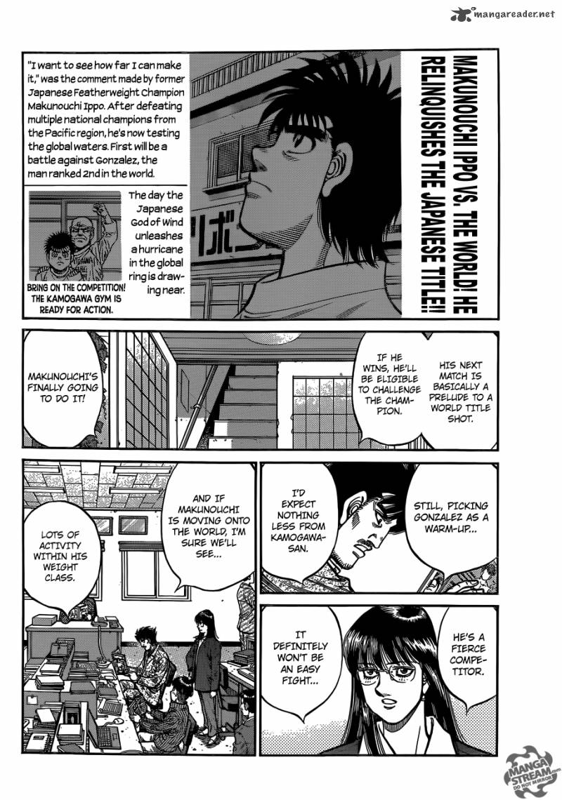 Hajime no Ippo Chapter 1010 - Manhwa18.com