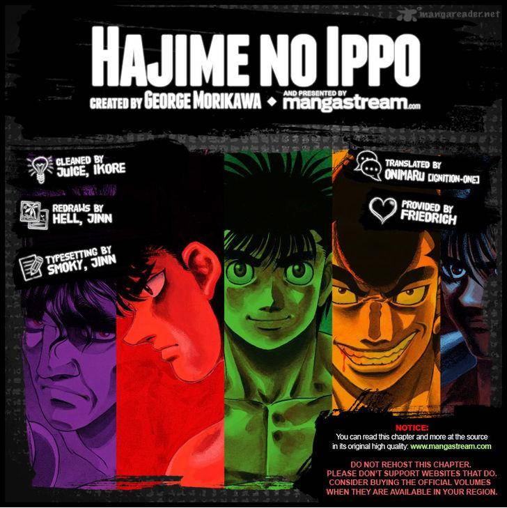 Hajime no Ippo Chapter 1013 - Manhwa18.com