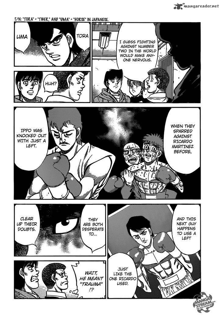 Hajime no Ippo Chapter 1016 - Manhwa18.com