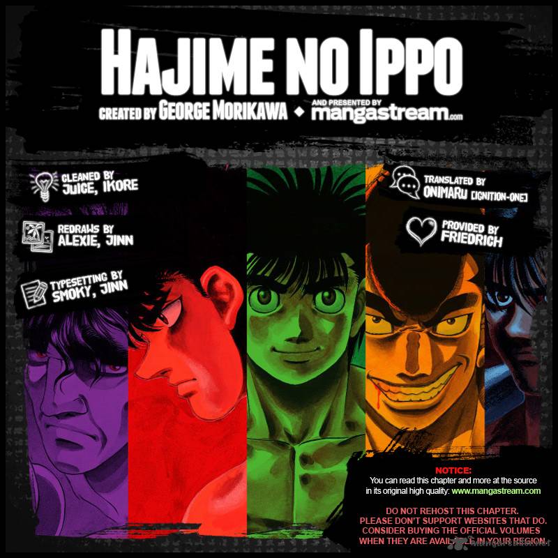 Hajime no Ippo Chapter 1021 - Manhwa18.com