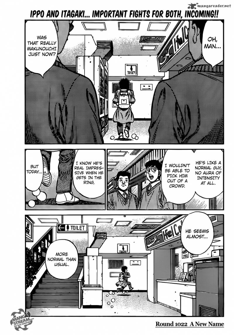 Hajime no Ippo Chapter 1022 - Manhwa18.com