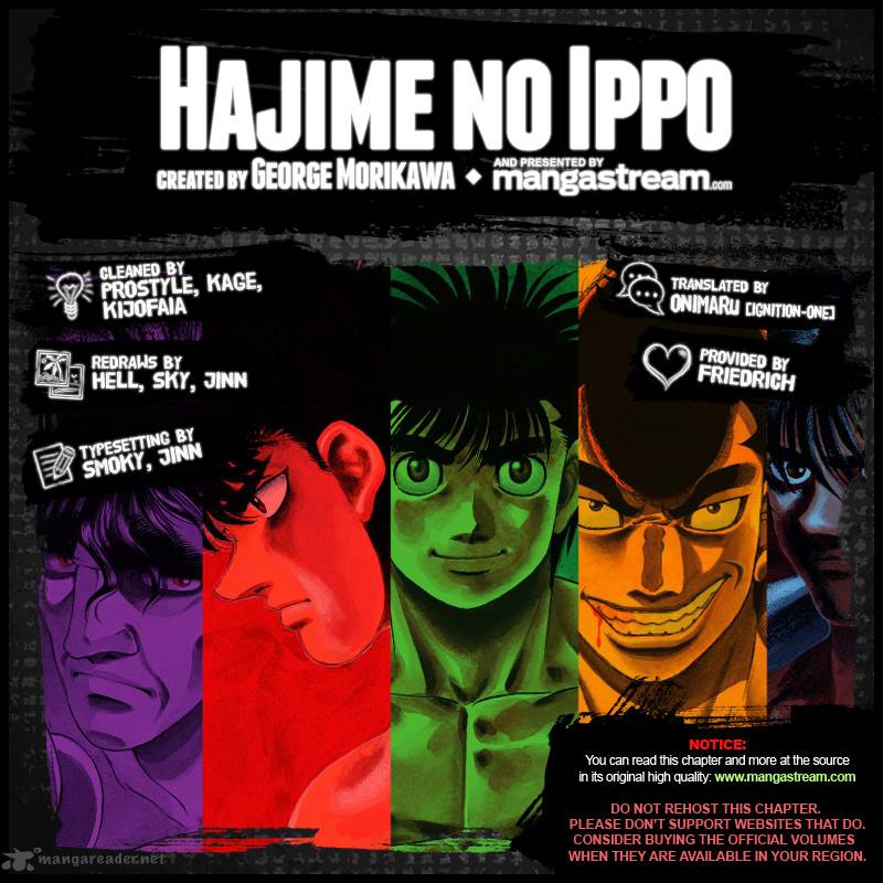 Hajime no Ippo Chapter 1035 - Manhwa18.com