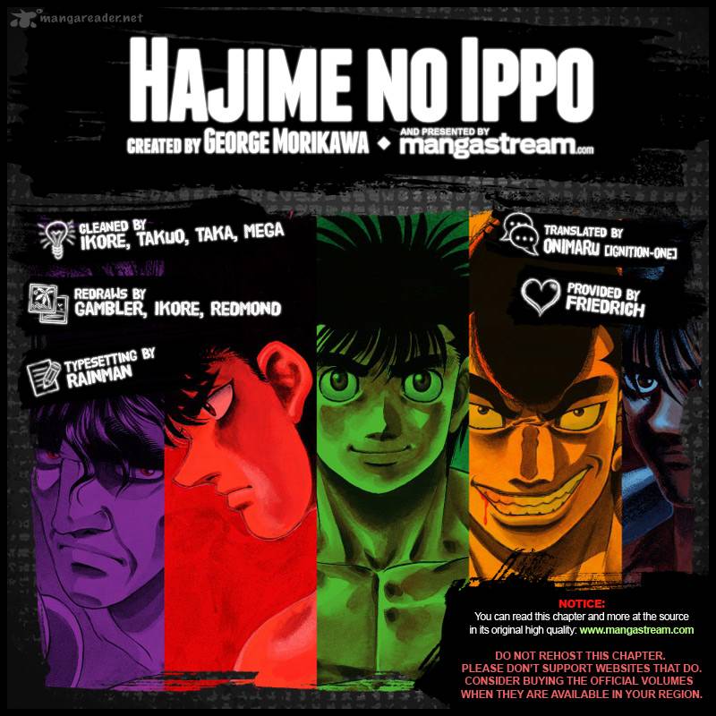 Hajime no Ippo Chapter 1036 - Manhwa18.com