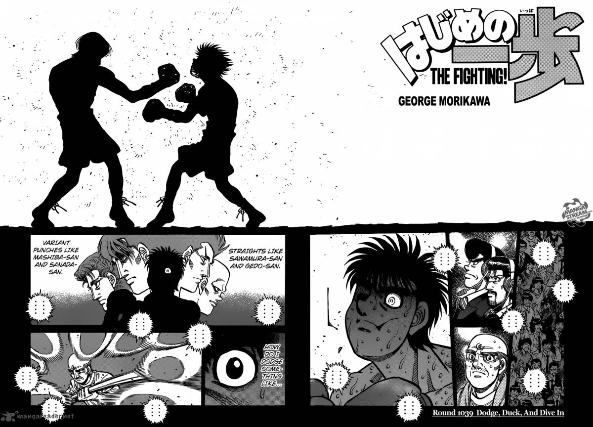 Hajime no Ippo Chapter 1039 - Manhwa18.com