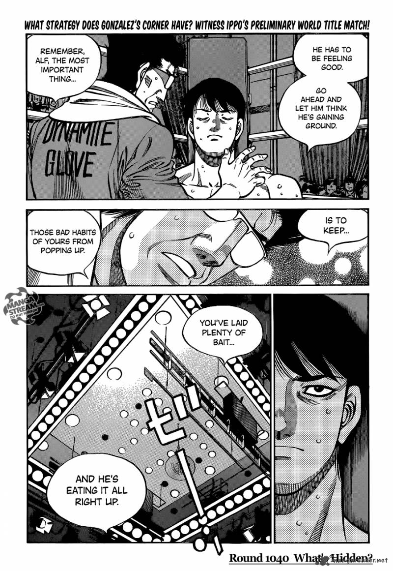 Hajime no Ippo Chapter 1040 - Manhwa18.com