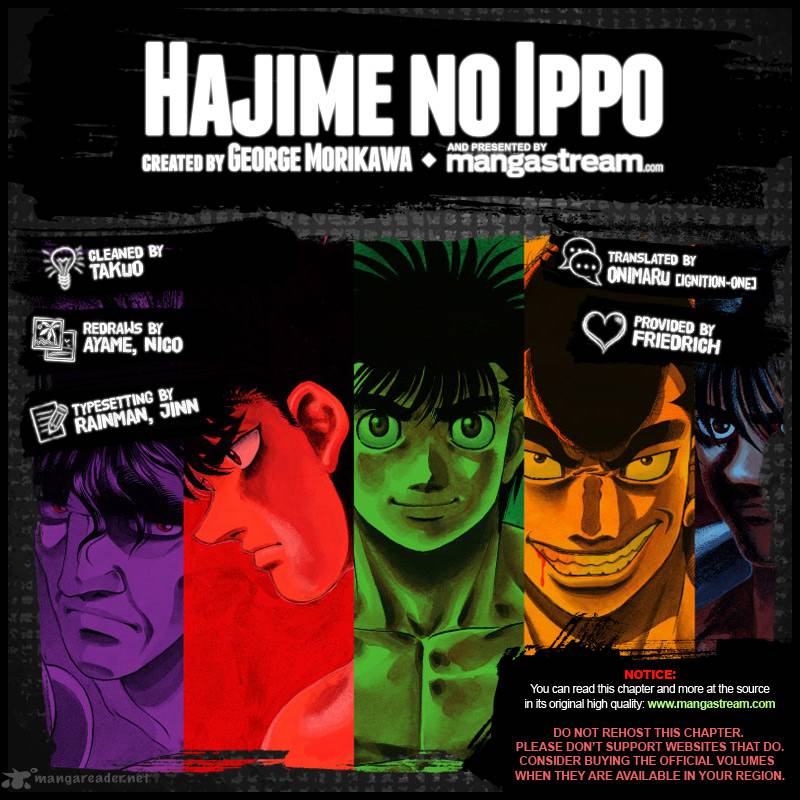 Hajime no Ippo Chapter 1054 - Manhwa18.com