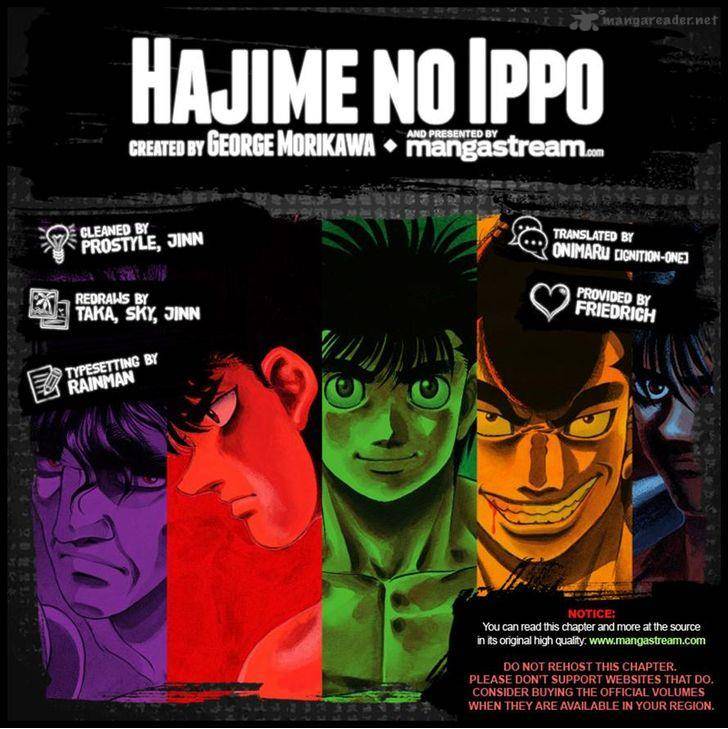 Hajime no Ippo Chapter 1062 - Manhwa18.com