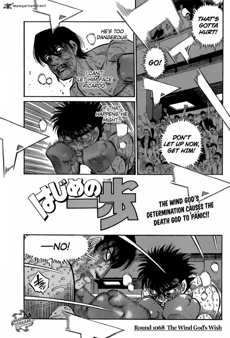 Hajime no Ippo Chapter 1068 - Manhwa18.com