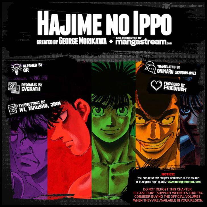 Hajime no Ippo Chapter 1087 - Manhwa18.com