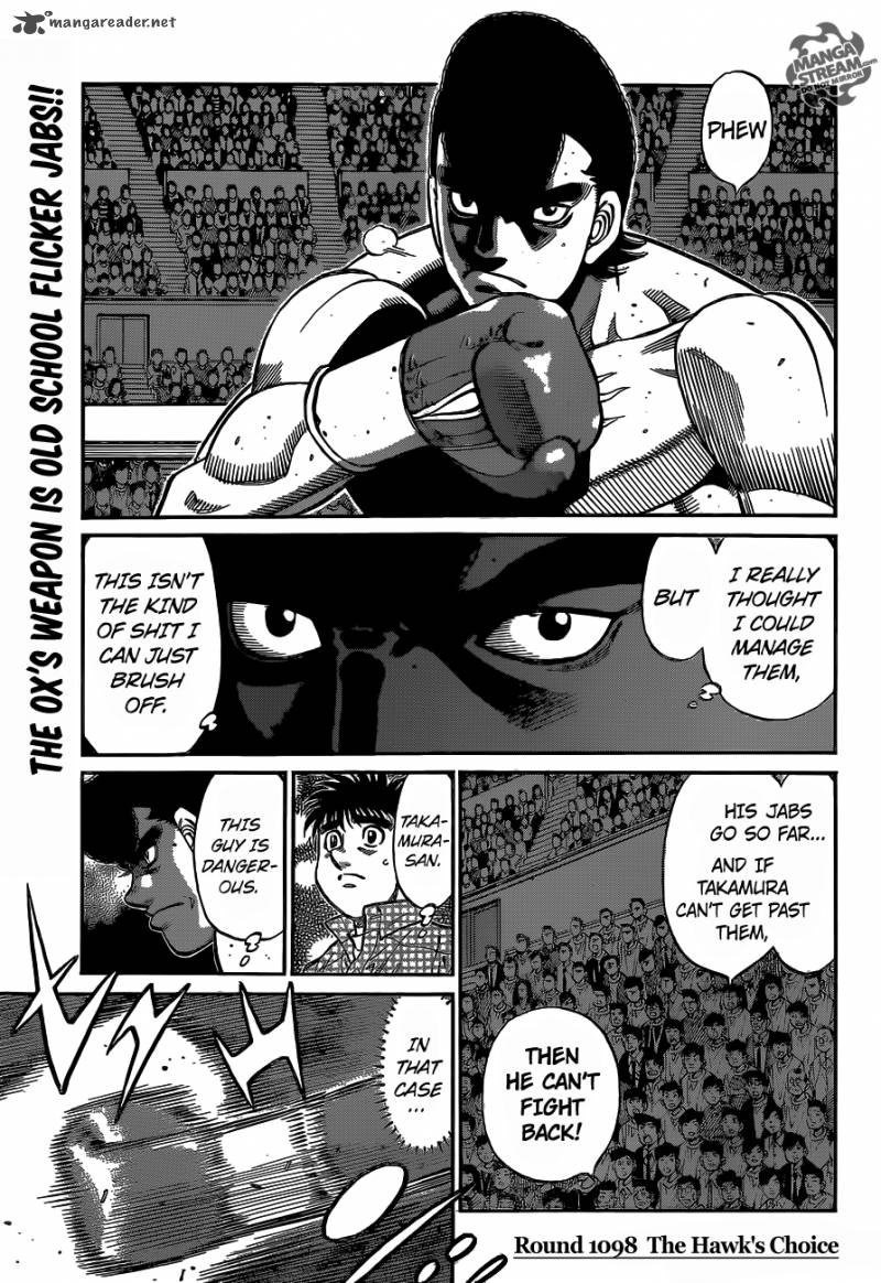 Hajime no Ippo Chapter 1098 - Manhwa18.com