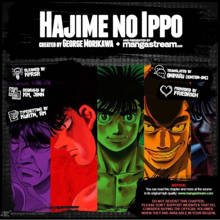 Hajime no Ippo Chapter 1104 - Manhwa18.com