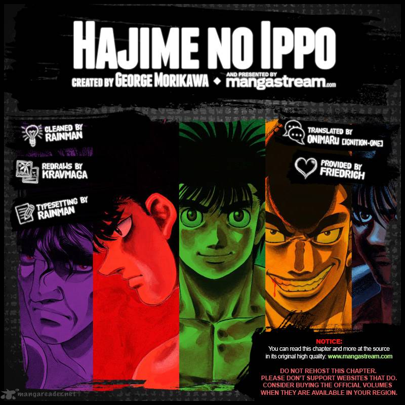 Hajime no Ippo Chapter 1110 - Manhwa18.com