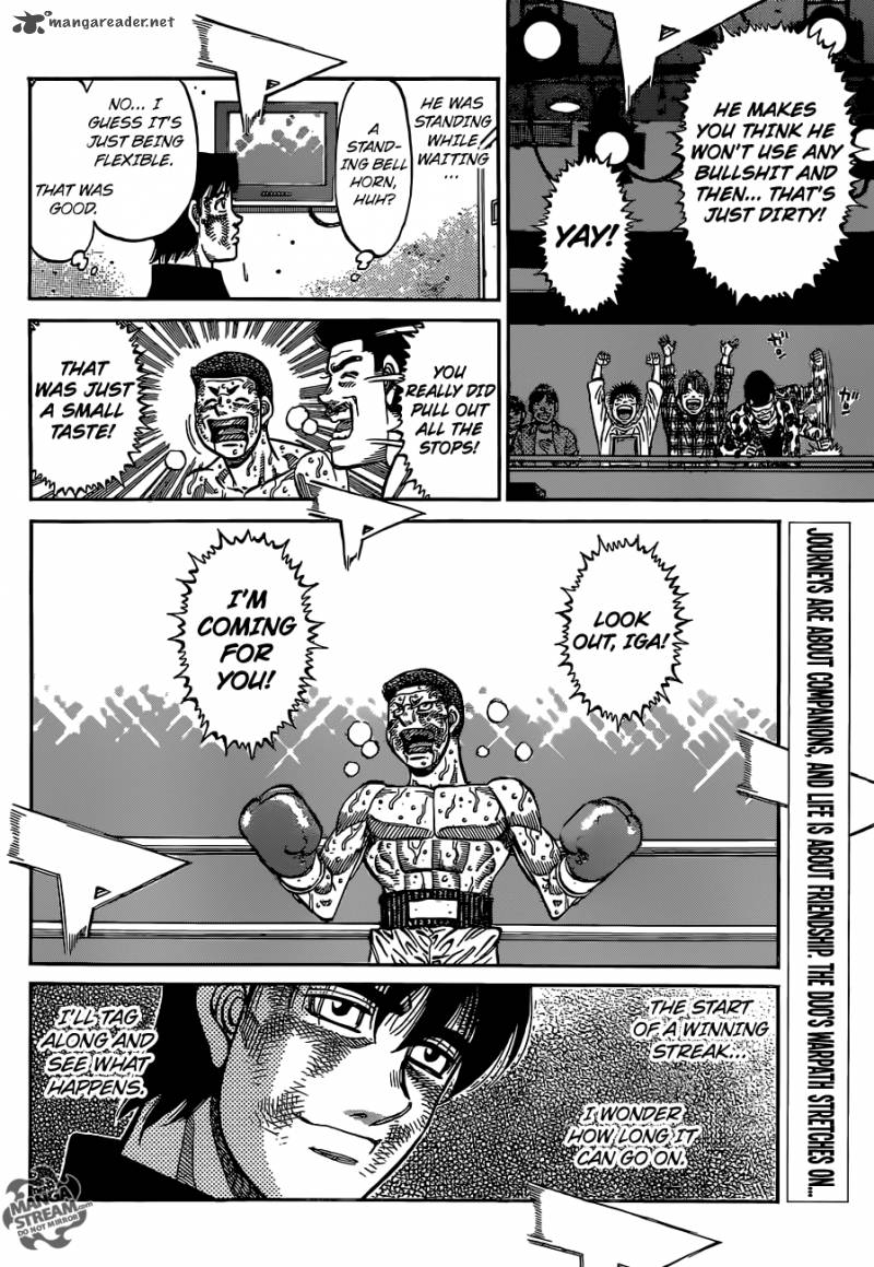 Hajime no Ippo Chapter 1139 - Manhwa18.com