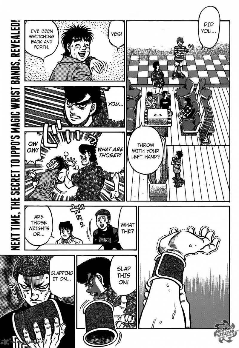 Hajime no Ippo Chapter 1158 - Manhwa18.com