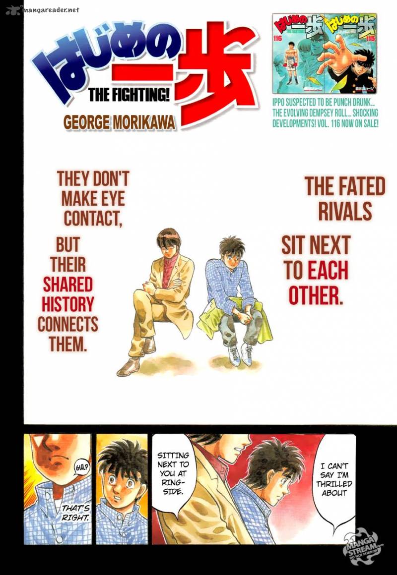 Hajime no Ippo Chapter 1168 - Manhwa18.com