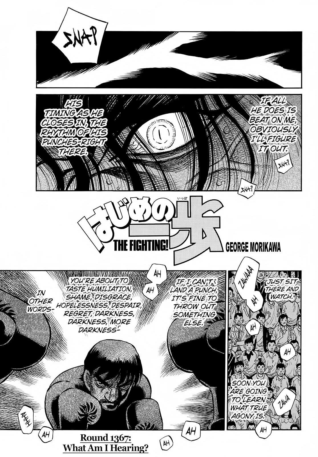 Hajime no Ippo Chapter 1367 - Manhwa18.com