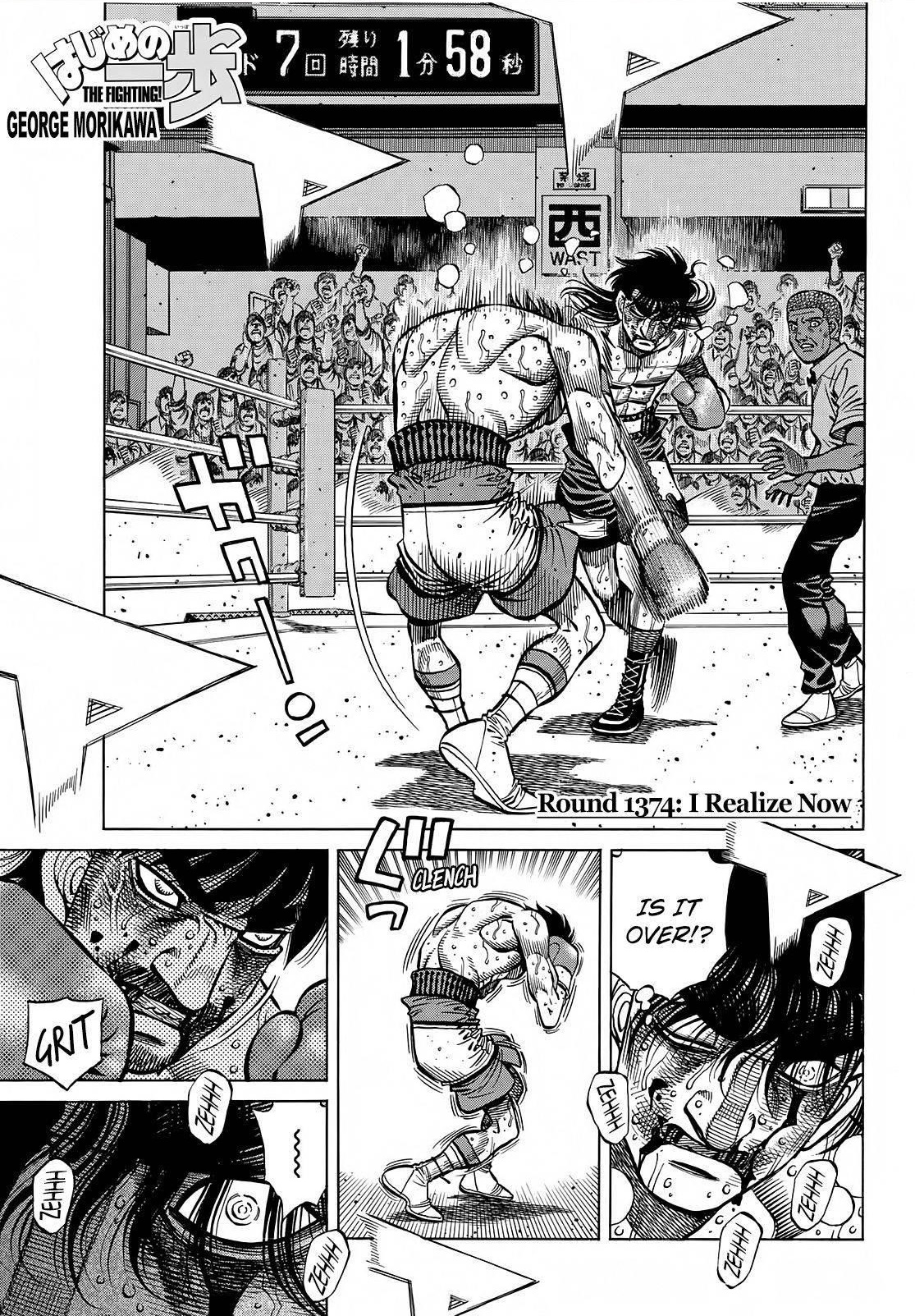 Hajime no Ippo Chapter 1374 - Manhwa18.com