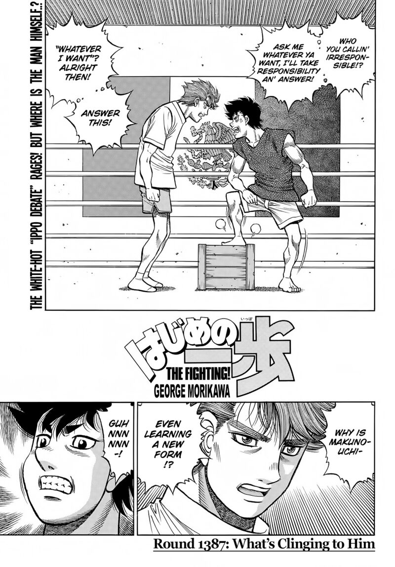 Hajime no Ippo Chapter 1387 - Manhwa18.com